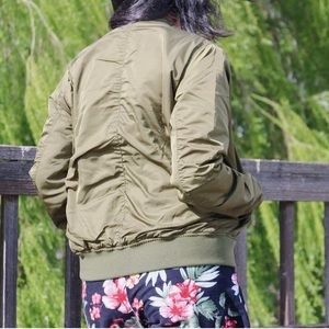 Jackets & Coats - Olive Bomber Jackets & Coats - Olive Bomber